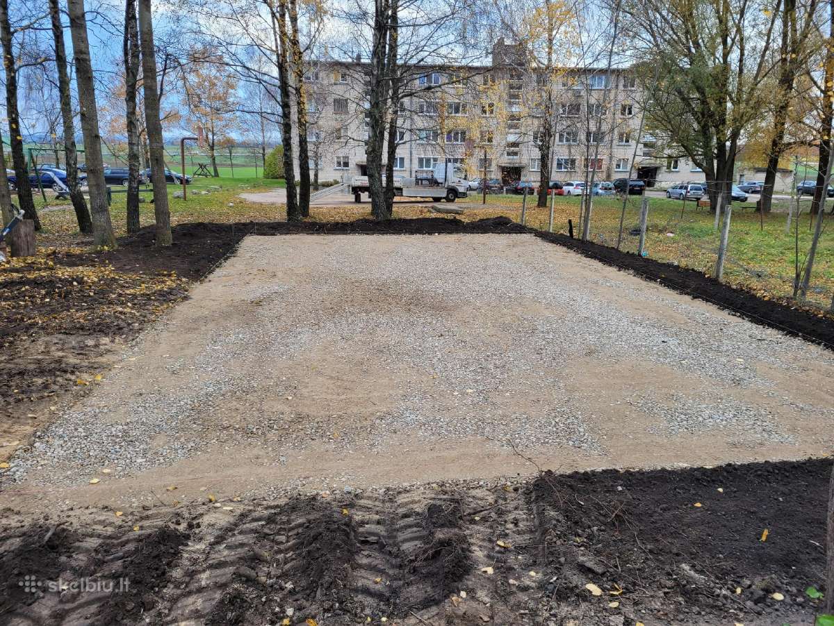 Trinkelių - Aikštelių pagrindų įrengimas - nuotraukos Nr. 28