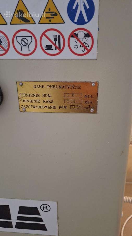 Parduotu Rema Dmdk-35 skersavimo staklės - nuotraukos Nr. 6