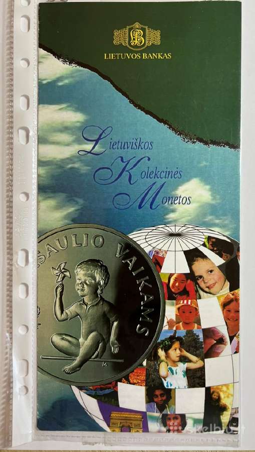 1998 m. 5 Litai - Vaikutis - Unicef- - nuotraukos Nr. 8
