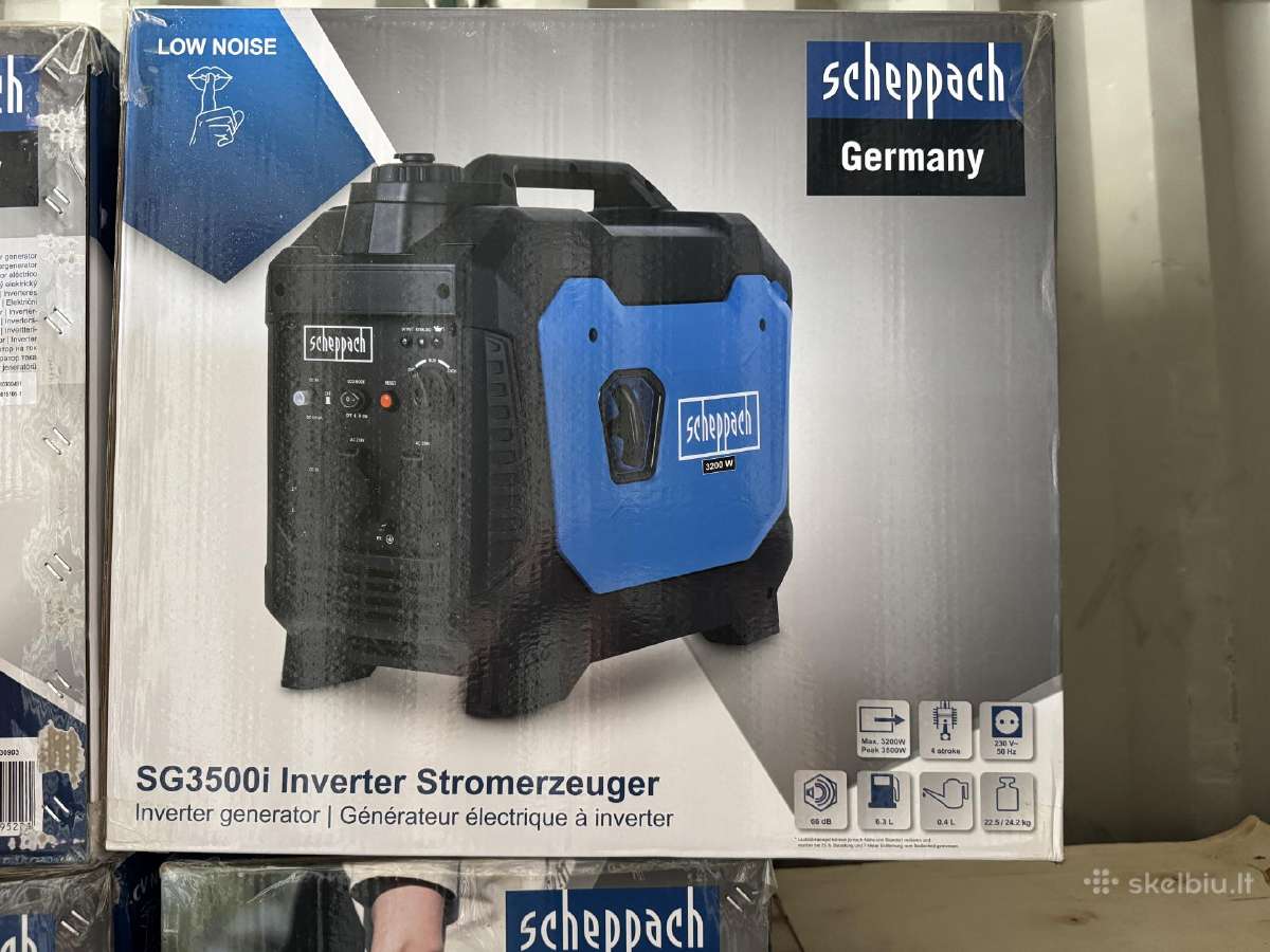 Inverterinis generatorius Scheppach Sg3500i - nuotraukos Nr. 3