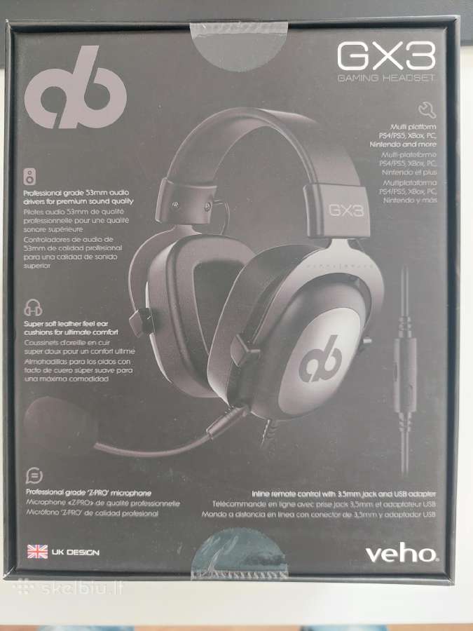 Alpha Bravo Gx3 Pro žaidybinės ausinės