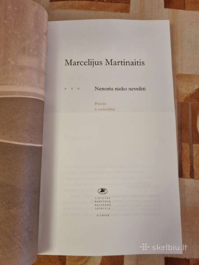 Marcelijus Martinaitis , nenoriu nieko neveikti - nuotraukos Nr. 2