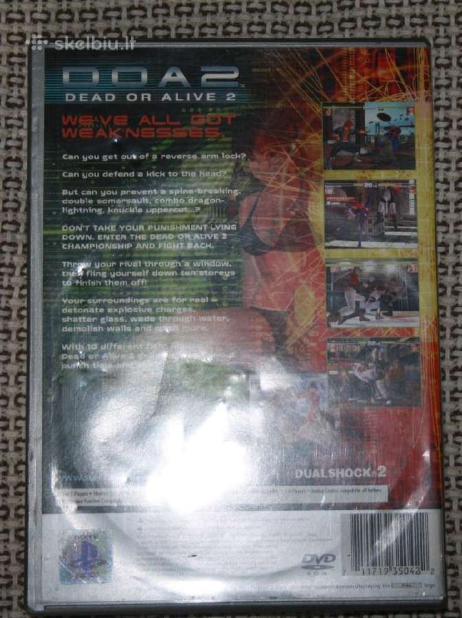 Dead or Alive 2 Playstation 2 - nuotraukos Nr. 2