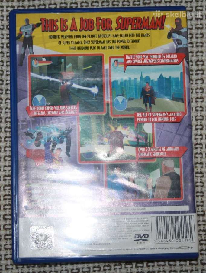 Superman Playstation 2 žaidimas - nuotraukos Nr. 2
