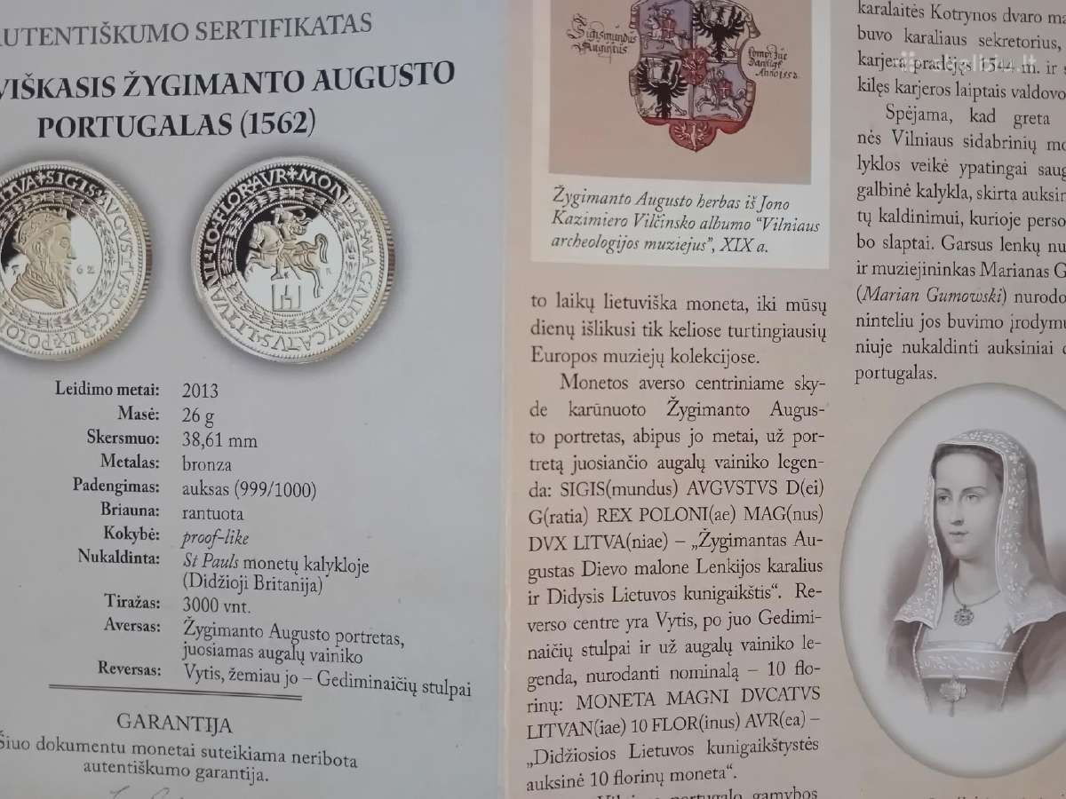 Žygimanto Augusto Portugalas (1562m) - nuotraukos Nr. 3