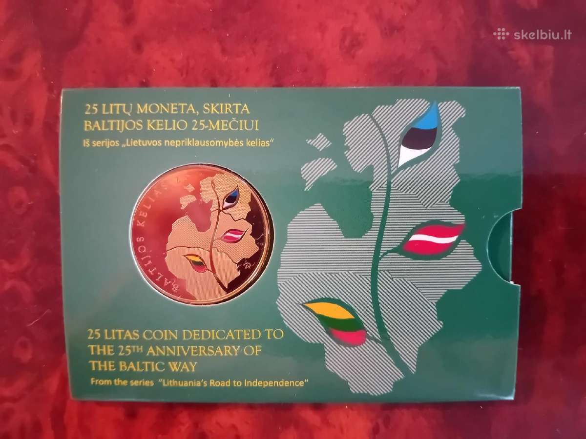 2014 m. 25 Litų moneta, Baltijos kelio 25-čiui