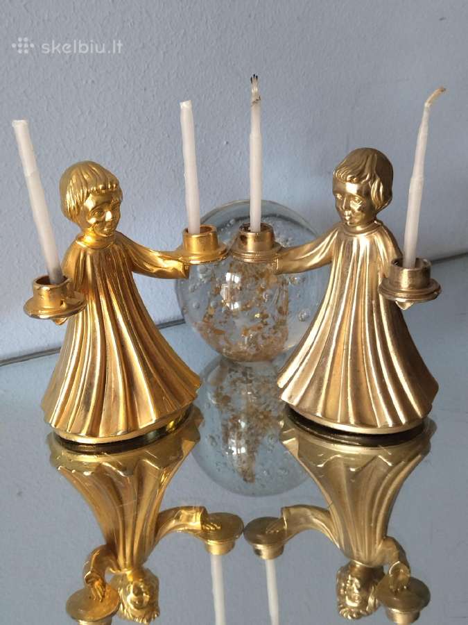 Porinės vintage itališkos žvakidės,1976 m. - nuotraukos Nr. 5