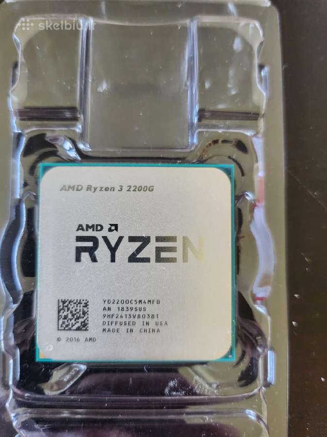 Ryzen 3 2200g su aušintuvu