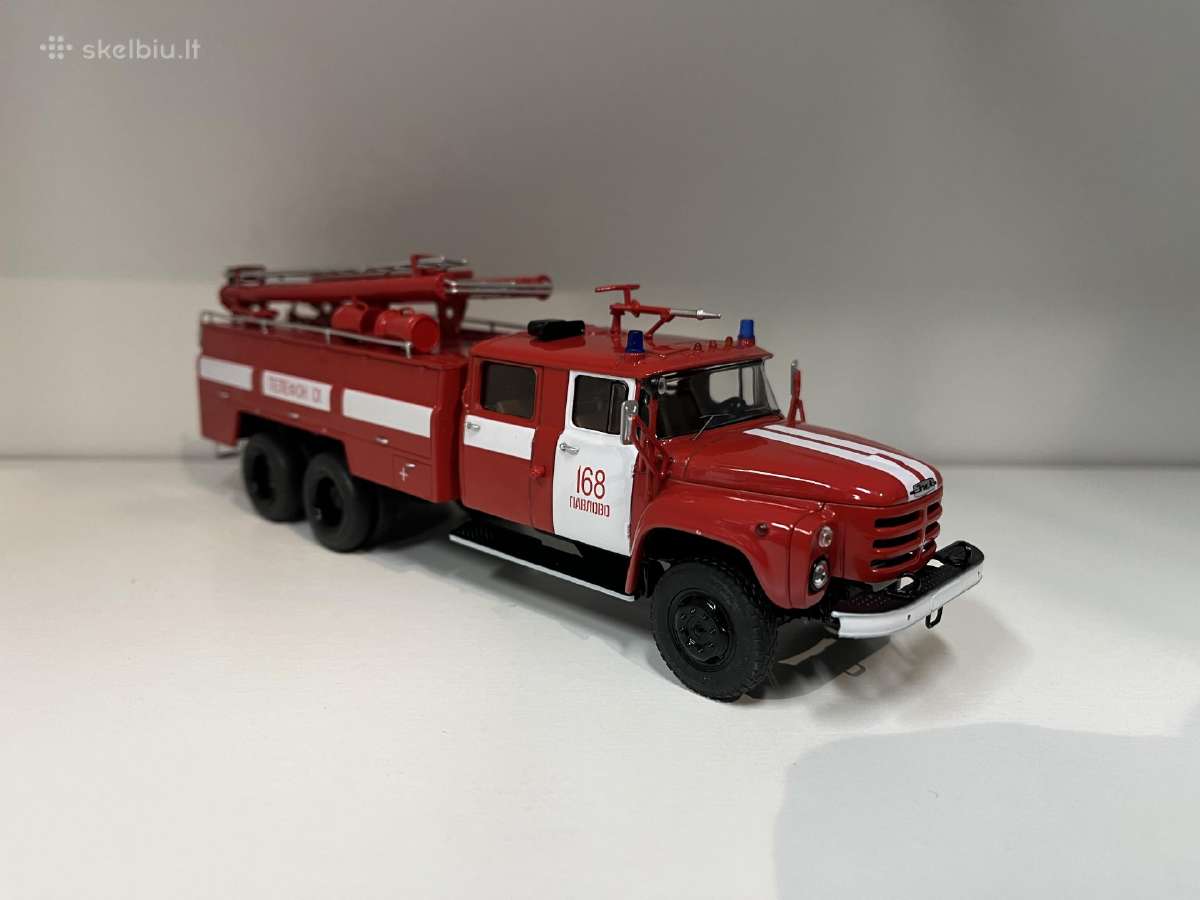 Kolekciniai modeliukai-zil 133 gaisrine