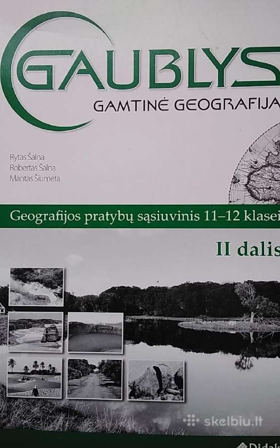Gamtinė geografija.pratybų sąsiuvinis 11- 12 kl