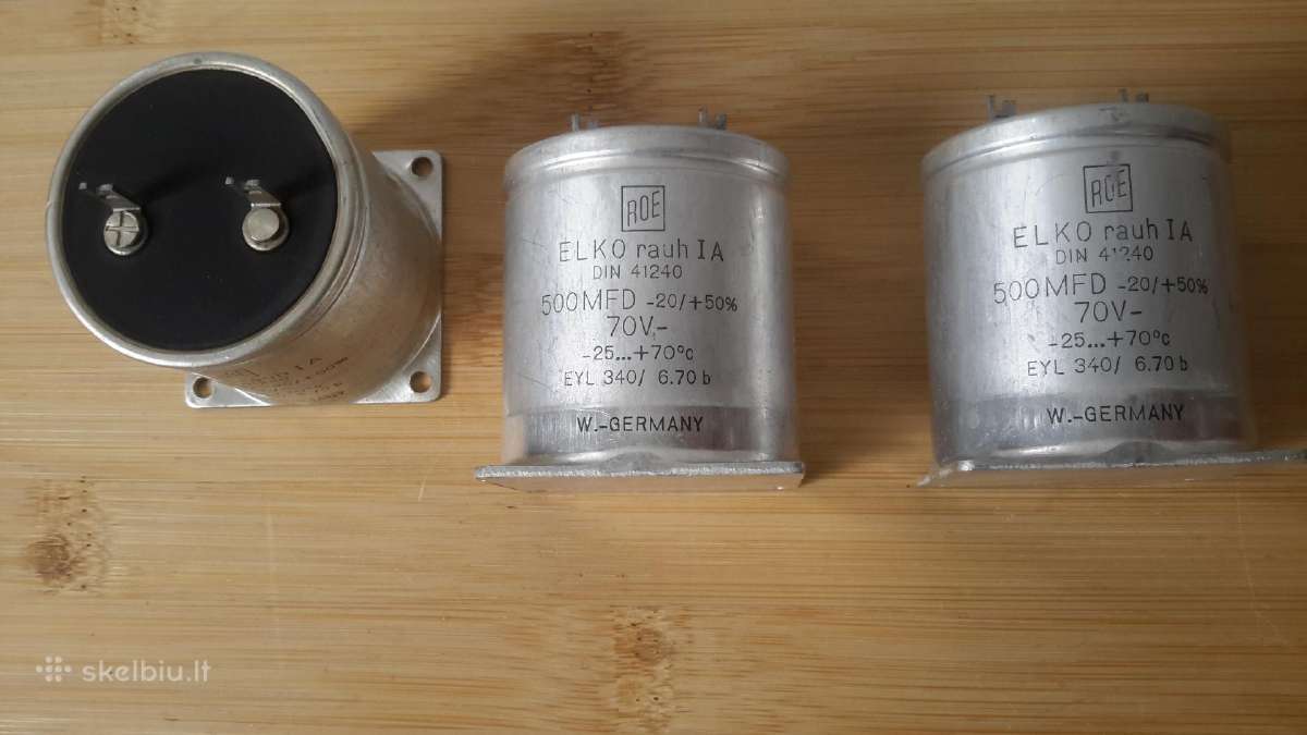 Elektrolitiniai kondensatoriai - Rifa, Roe - nuotraukos Nr. 4