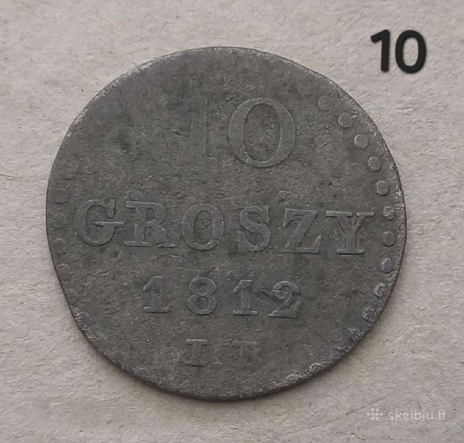 10 grašių 1812 m. Lenkija