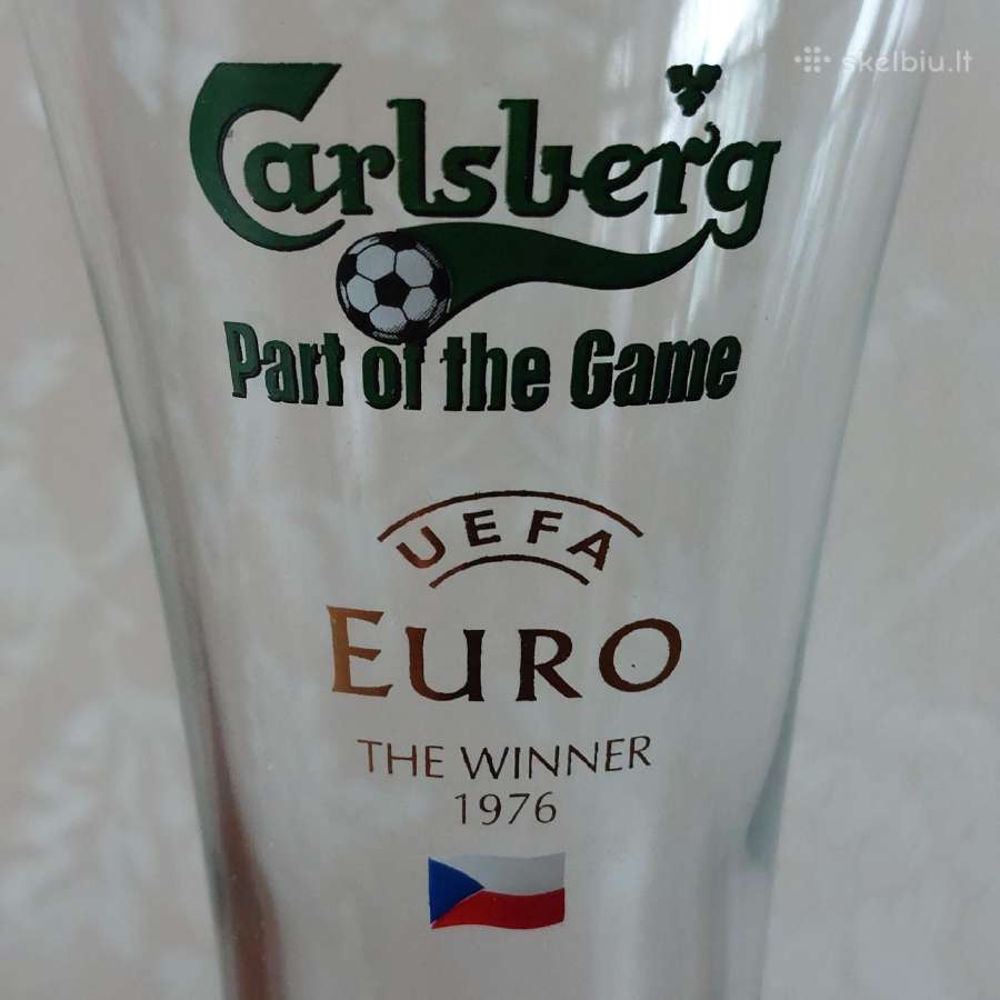 Beer glasses " Carlsberg " / Uefa Euro - nuotraukos Nr. 4