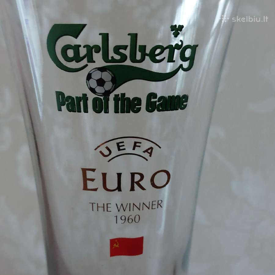 Beer glasses " Carlsberg " / Uefa Euro - nuotraukos Nr. 6