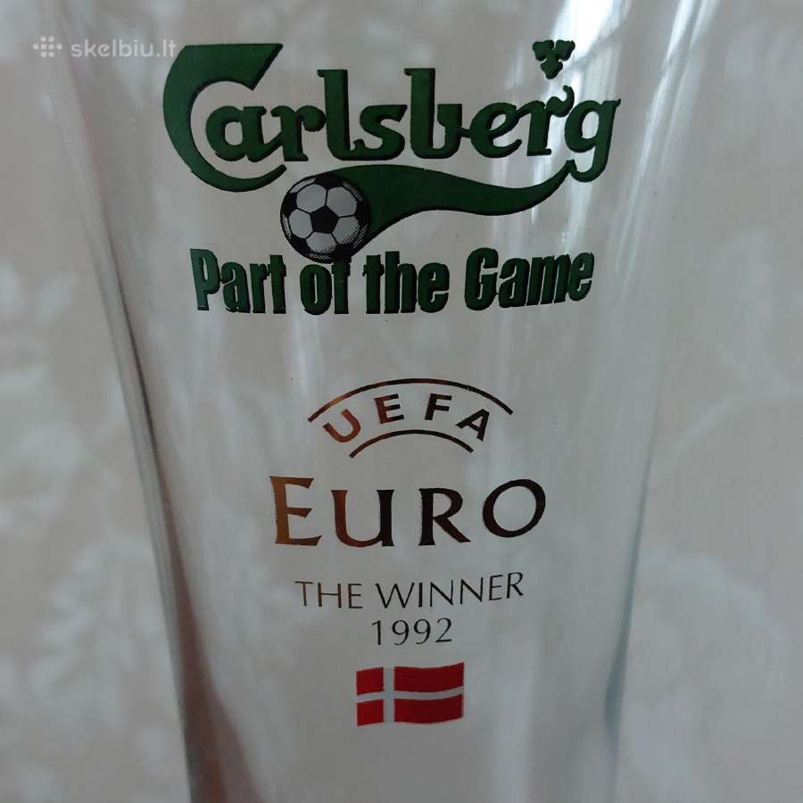 Beer glasses " Carlsberg " / Uefa Euro - nuotraukos Nr. 7