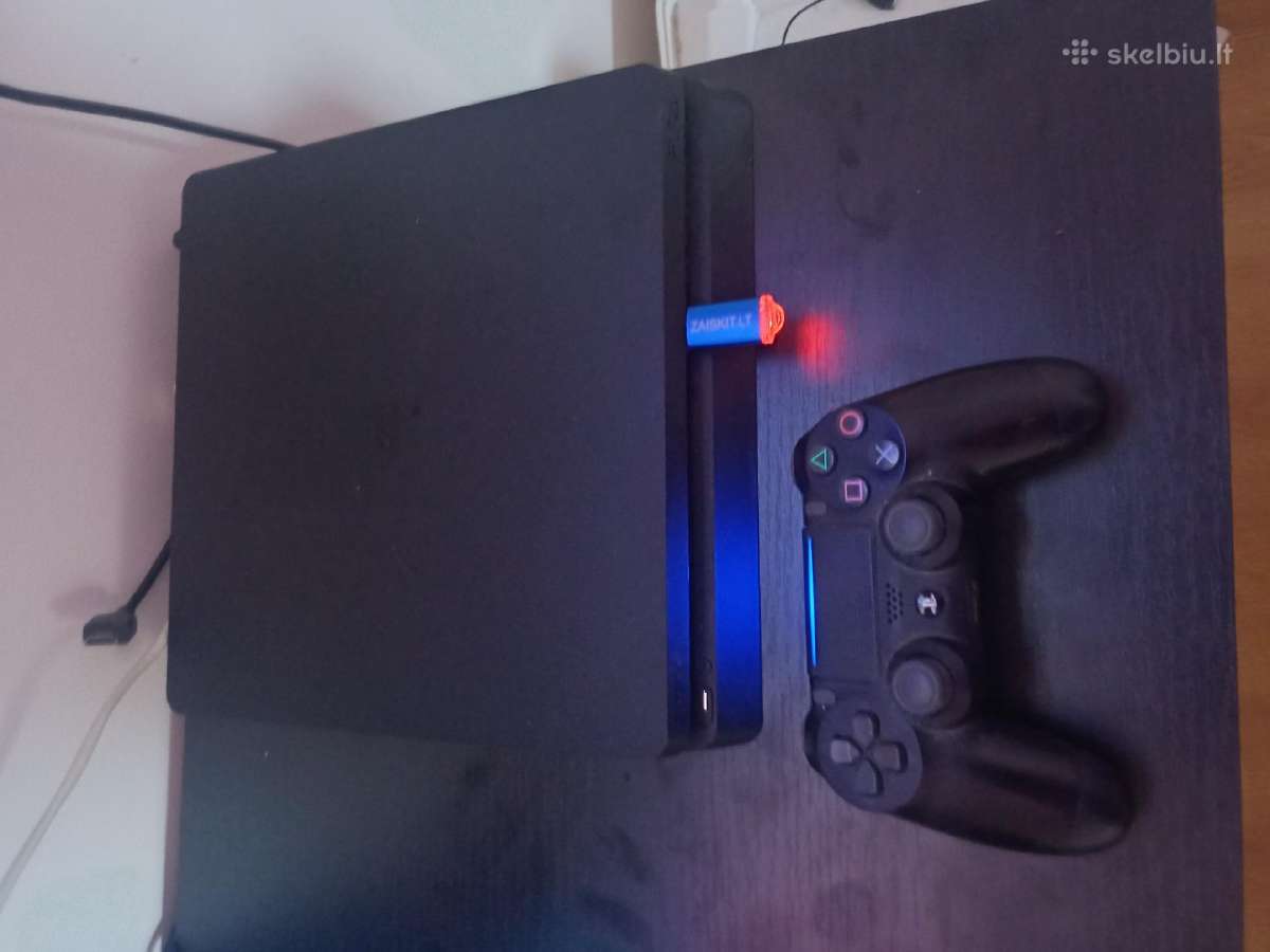 Atrištas idealus Ps4 1000gb+gta5 - nuotraukos Nr. 2