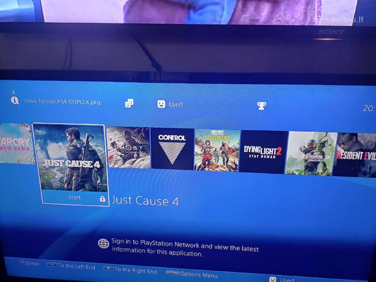 Atrištas idealus Ps4 1000gb+gta5 - nuotraukos Nr. 4