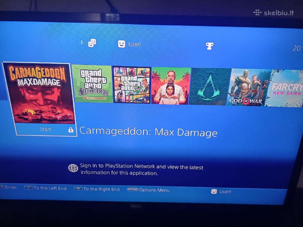 Atrištas idealus Ps4 1000gb+gta5 - nuotraukos Nr. 5