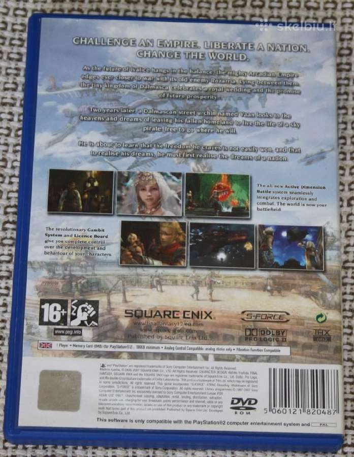 Parduodu žaidimą Final fantasy Ps2 - nuotraukos Nr. 2