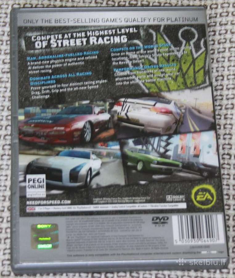 Parduodu žaidimą Nfs Pro Street Ps2 - nuotraukos Nr. 2