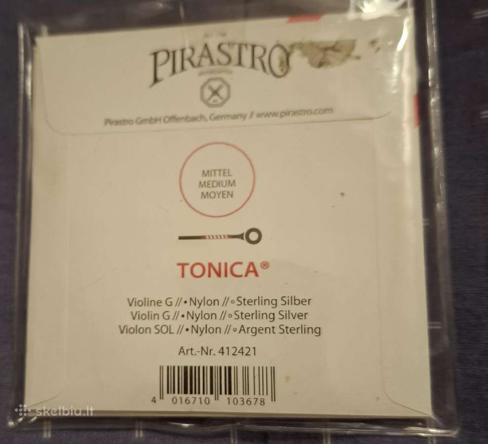 Stygos Pirastro Tonicavioline medium - nuotraukos Nr. 2