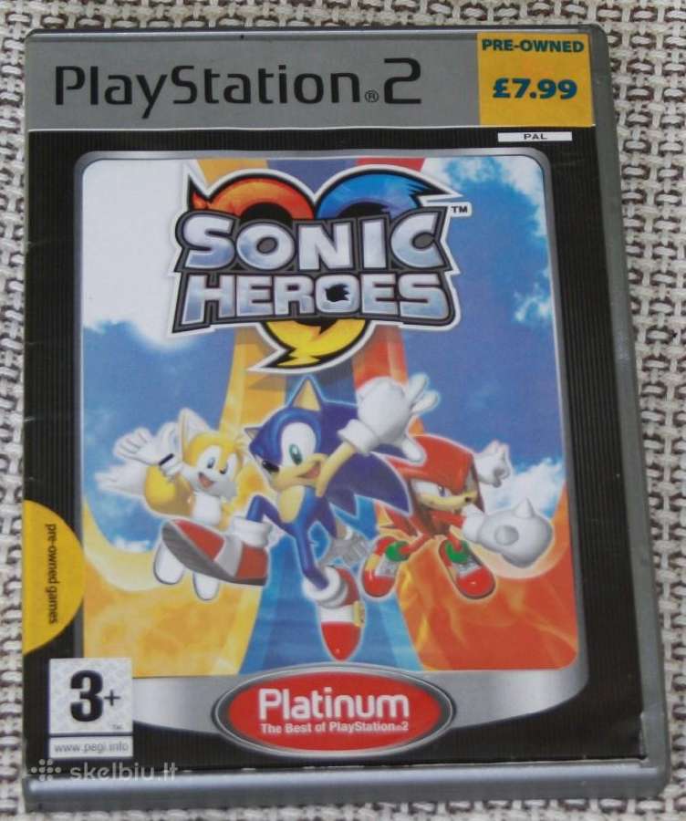 Parduodu žaidimą Sonic Heroes Ps2