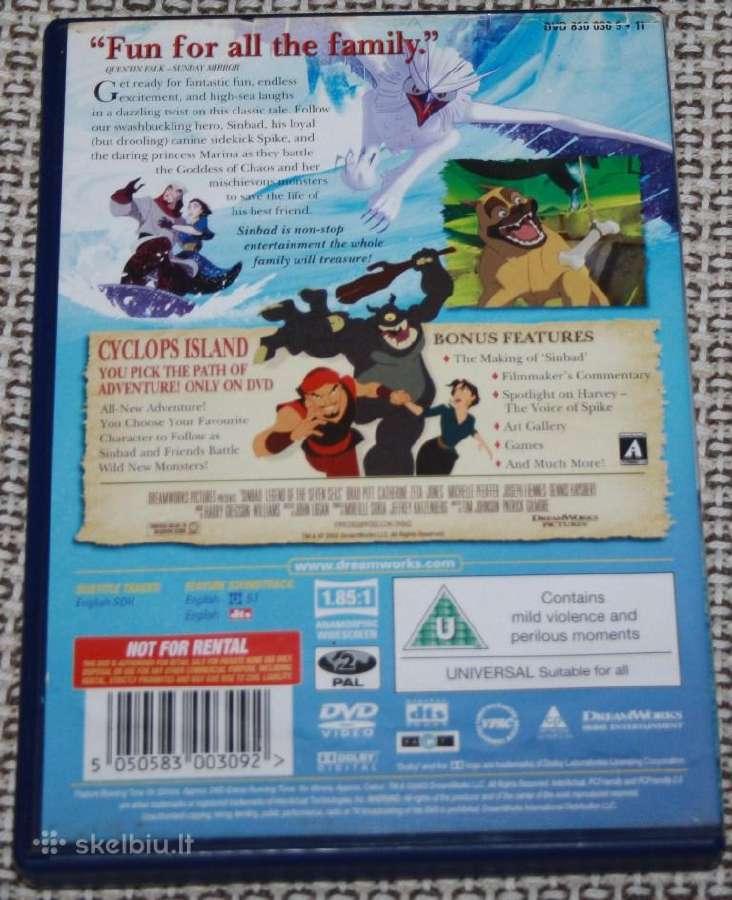 Disney filmas Sinbadas - nuotraukos Nr. 2