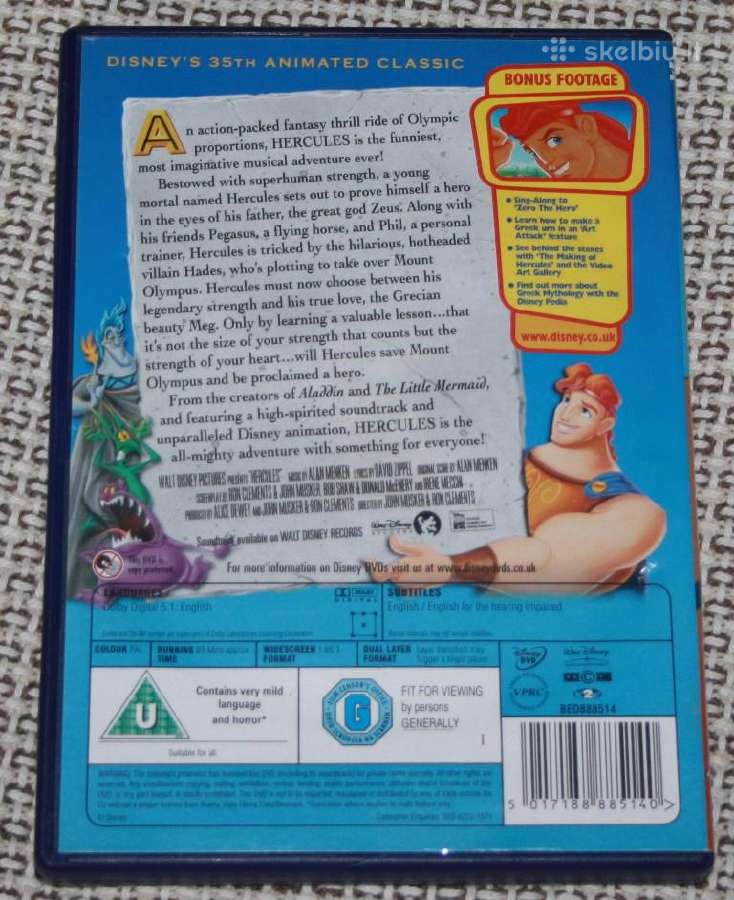 Disney filmas Herkules - nuotraukos Nr. 2
