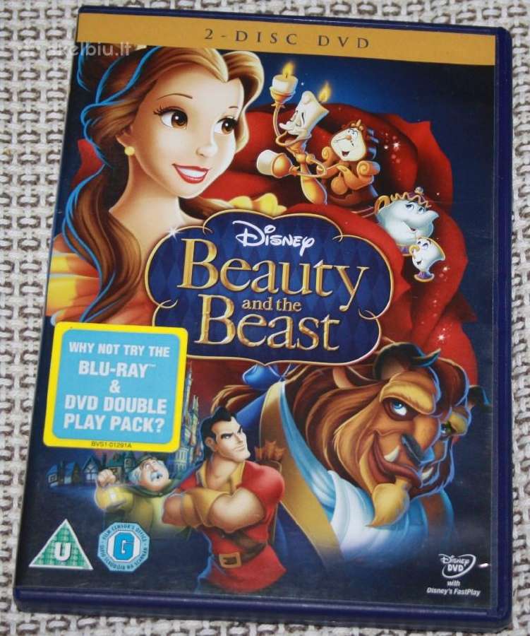 Gražuolė ir pabaisa Disney filmas