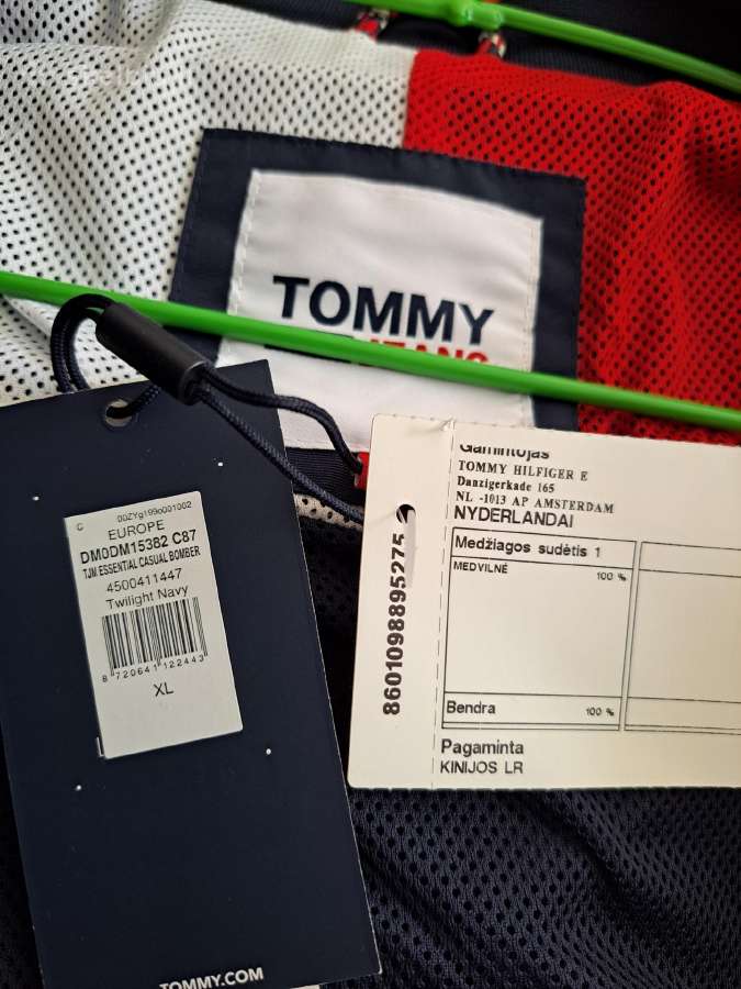 Tommy Hilfiger striukė Tjm Essential Casual Bomber - nuotraukos Nr. 3