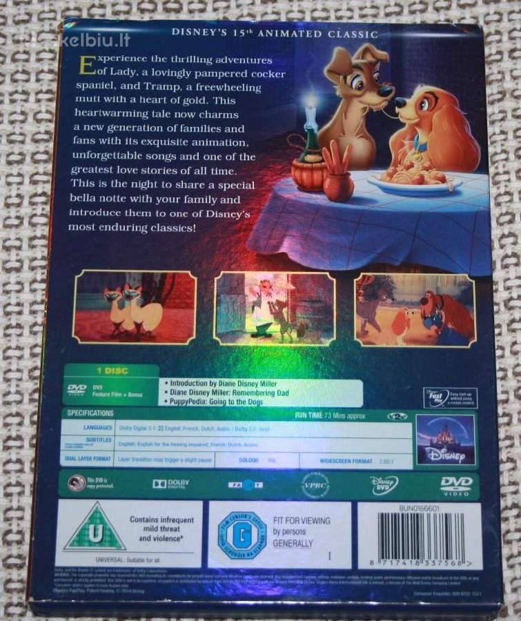 Dama ir valkata Disney filmas - nuotraukos Nr. 3