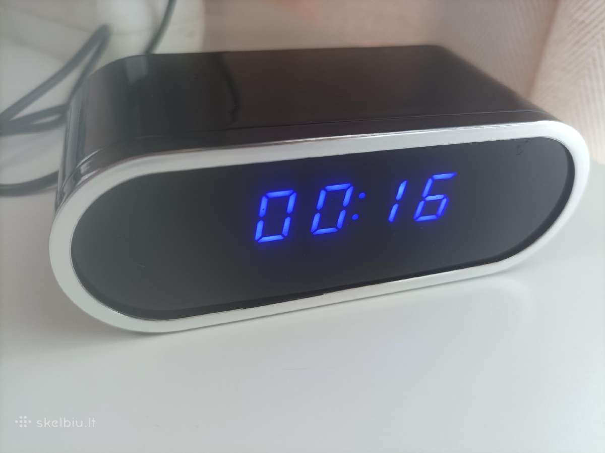 Laikrodis su slapta kamera, WiFi - nuotraukos Nr. 7