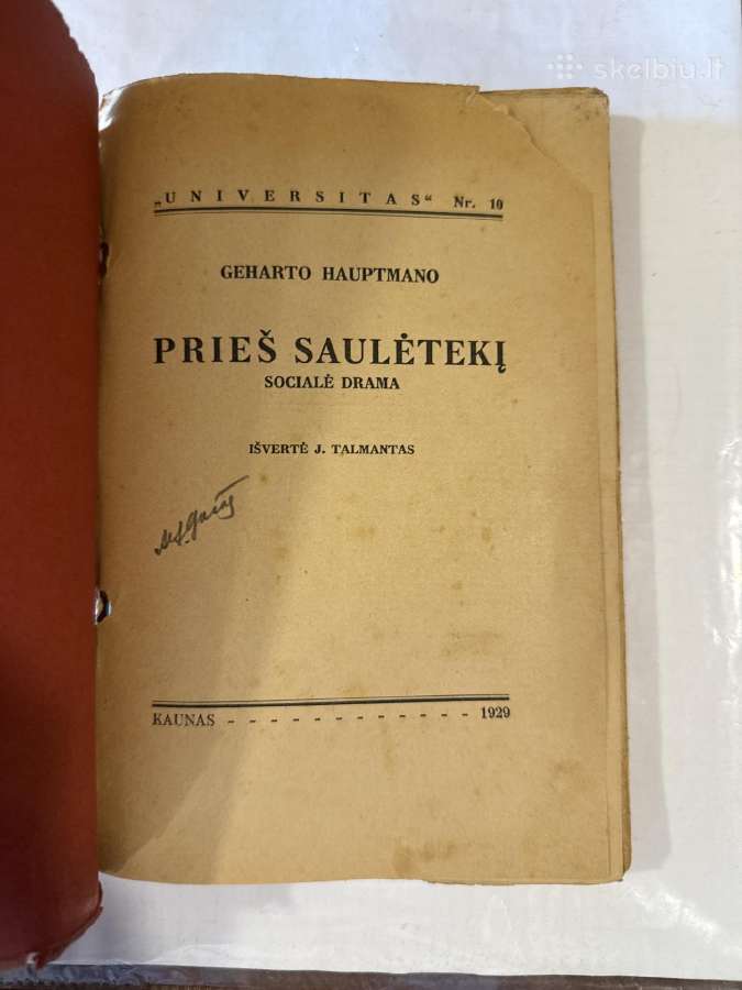 Prieš saulėtekį 1929 m. - nuotraukos Nr. 2