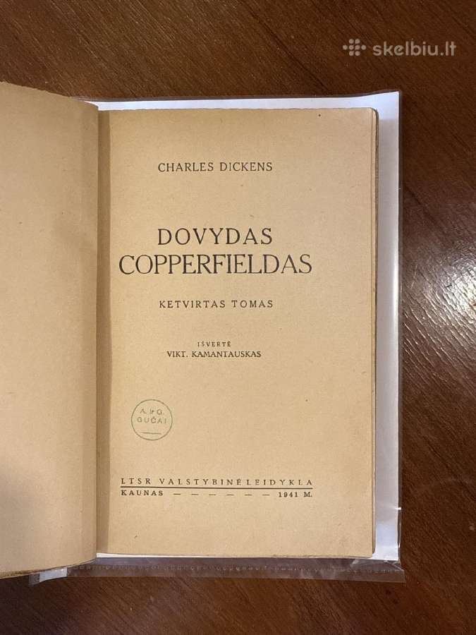 Dovydas Copperfieldas (Iv tomas) 1941 m. - nuotraukos Nr. 2