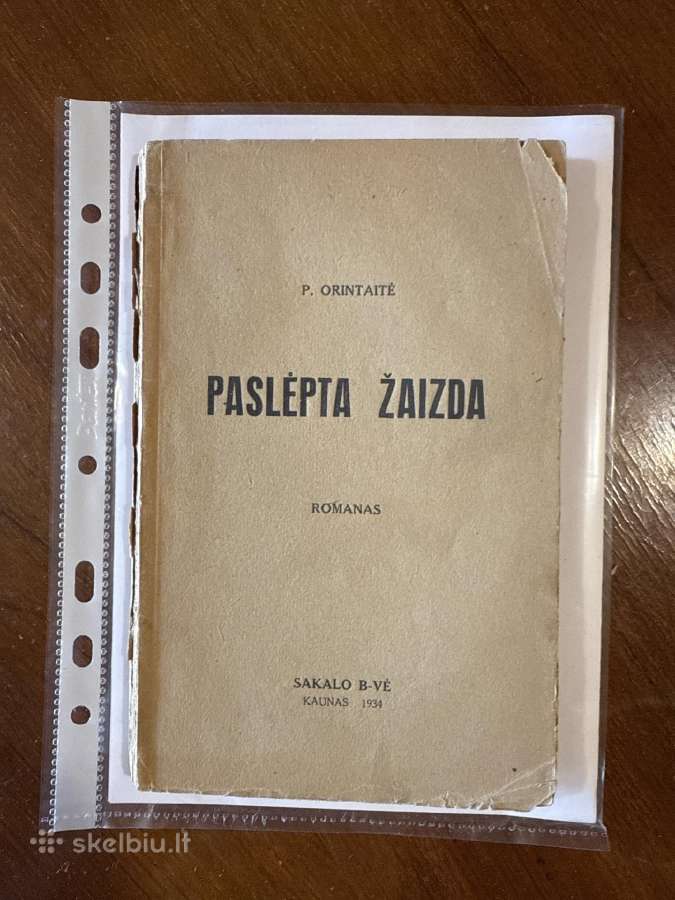 Paslėpta žaizda 1934 m.