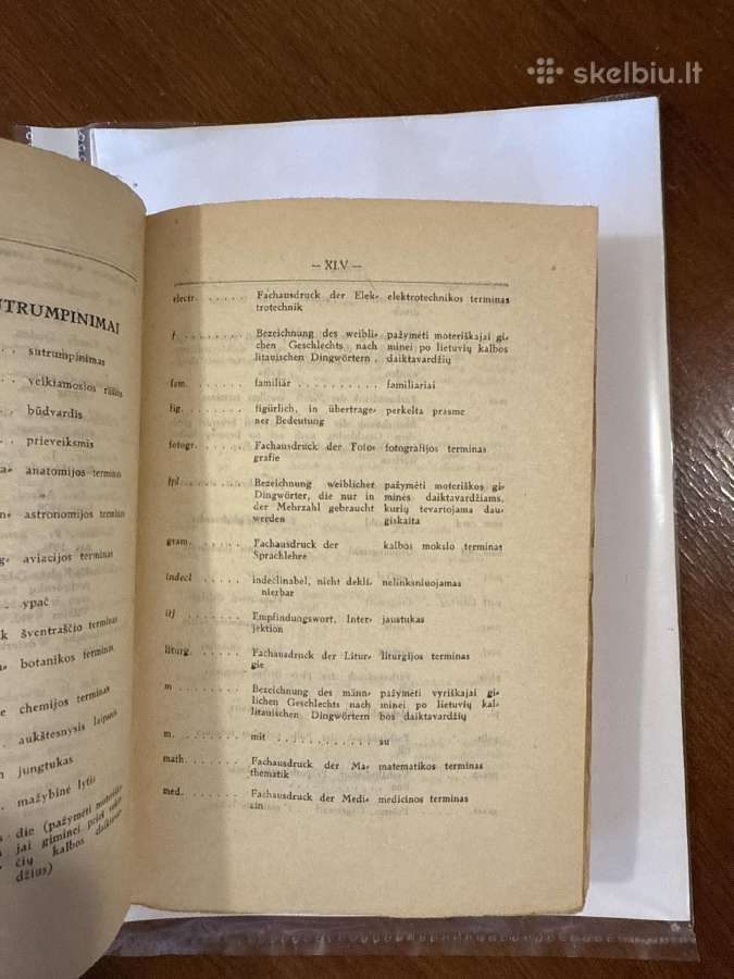 Lietuviškai vokiškas žodynas I dalis (a-n). 1943 - nuotraukos Nr. 3