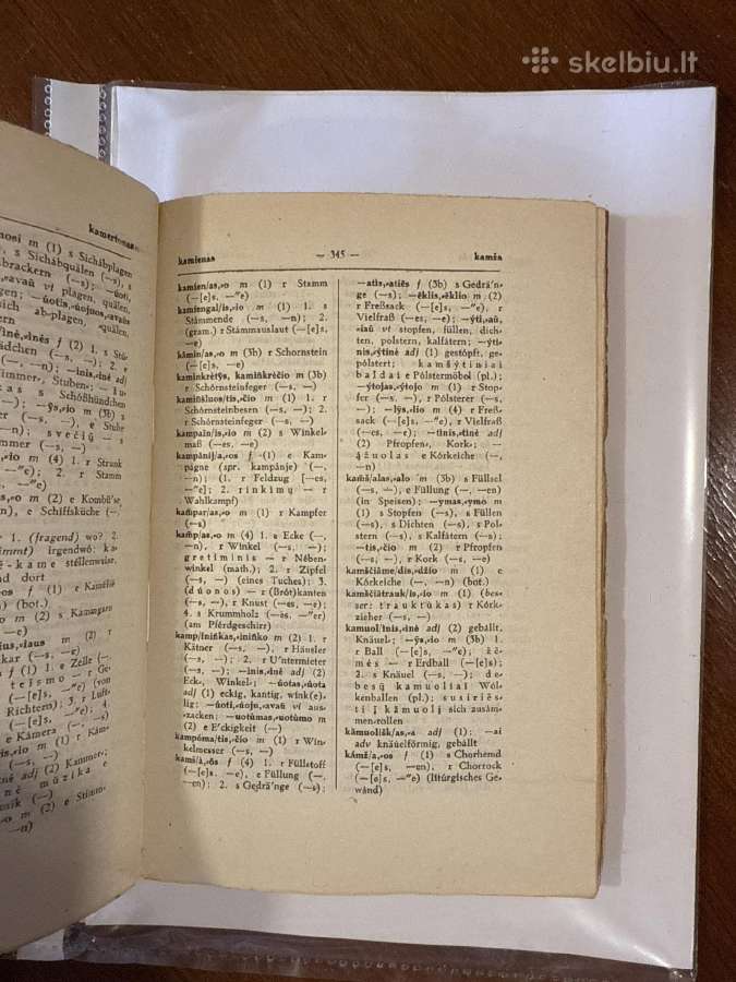 Lietuviškai vokiškas žodynas I dalis (a-n). 1943 - nuotraukos Nr. 6