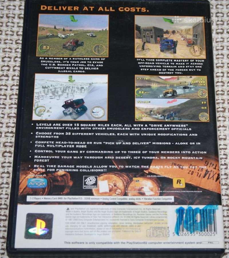 Parduodu žaidimą Smugglers run Ps2 - nuotraukos Nr. 2