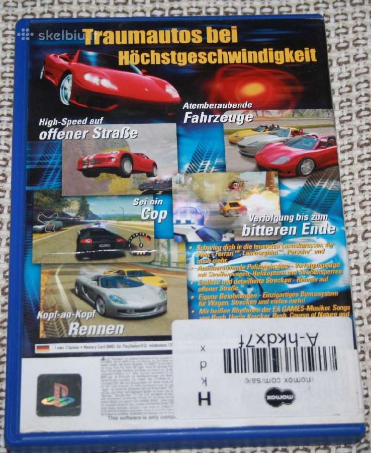 Parduodu žaidimą Need for speed hot pursuit 2 Ps2 - nuotraukos Nr. 2