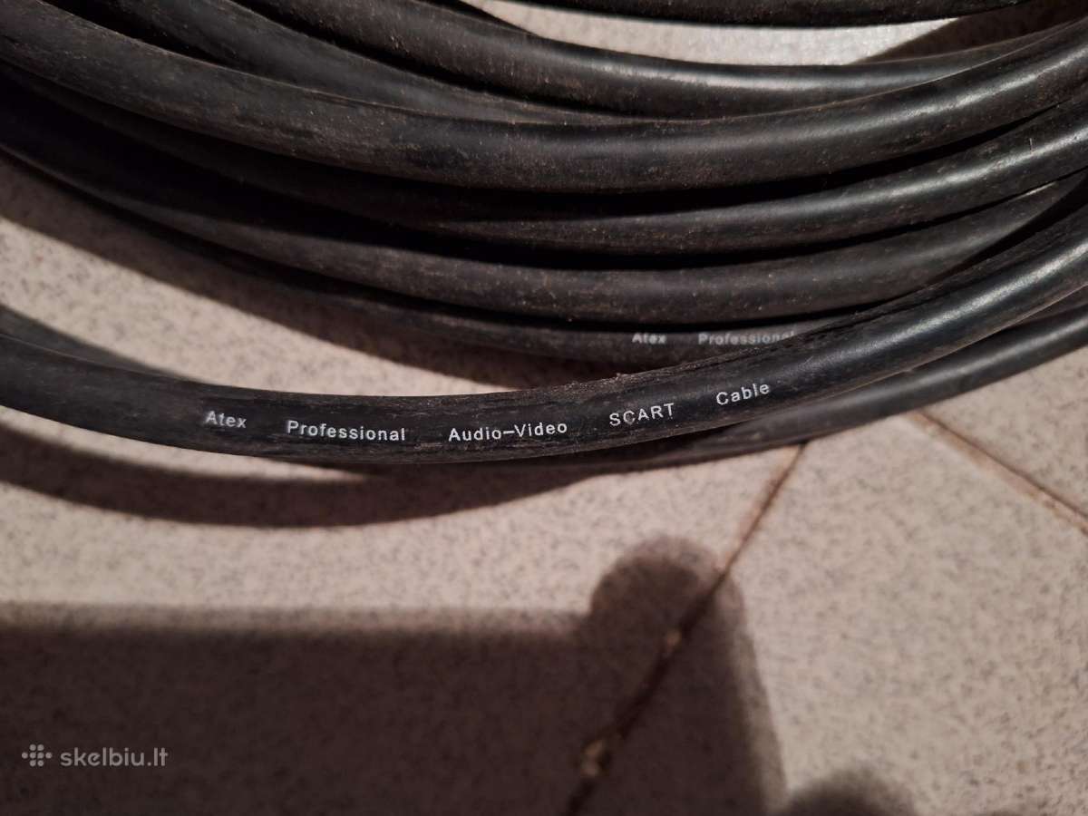 Scart kabelis 15 m. - nuotraukos Nr. 2