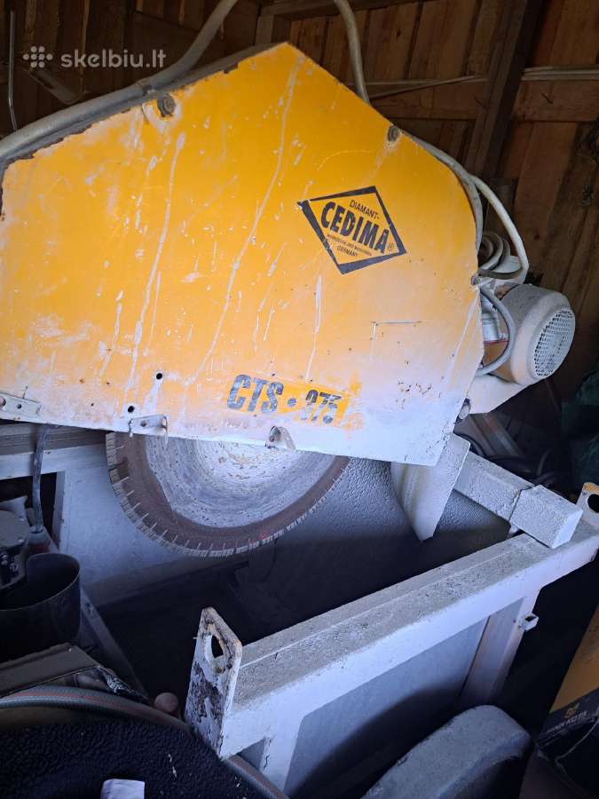 Cedima Cts-375 Blokeliu-akmenu pjaustymo stakles