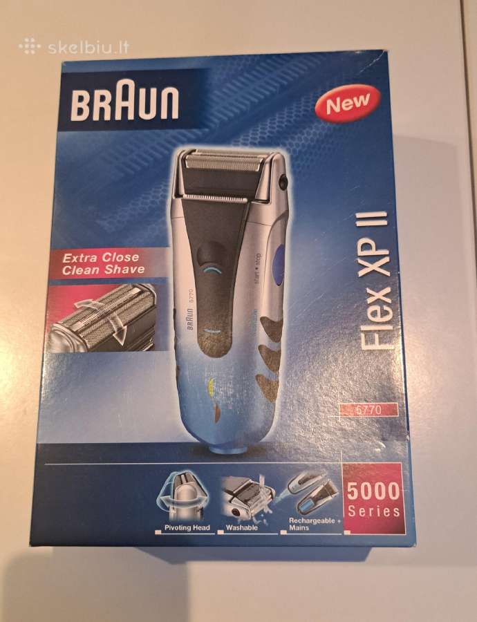 Braun 5775 Flex Xp vyru skustuvas