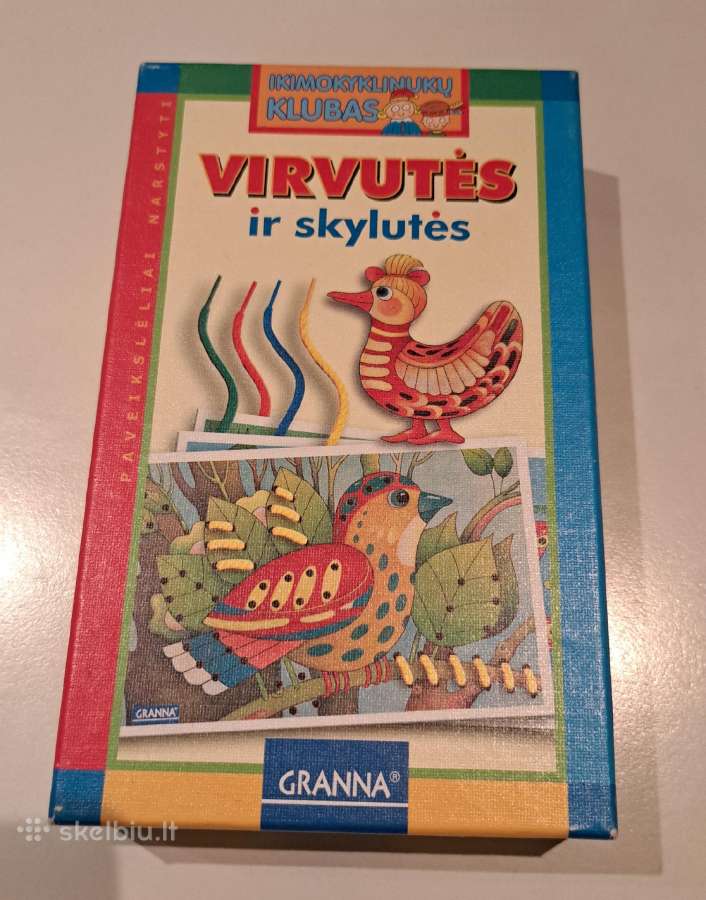 Virvutės ir skylutės mokomasis žaislas