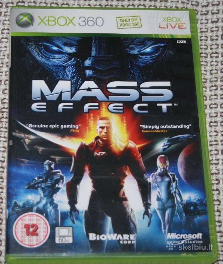 Parduodu žaidimą Mass Effect Xbox