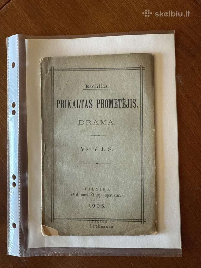Prikaltas prometėjis 1905 m.