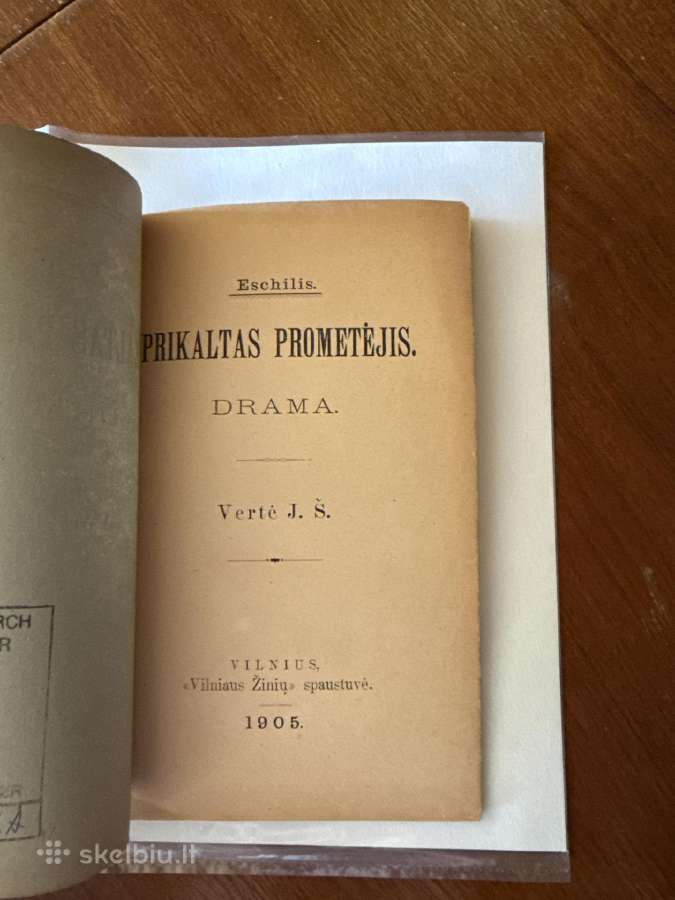 Prikaltas prometėjis 1905 m. - nuotraukos Nr. 3