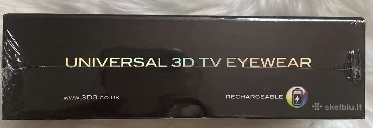 3d3 A1112 Universalūs 3D TV akiniai visiškai nauji - nuotraukos Nr. 2