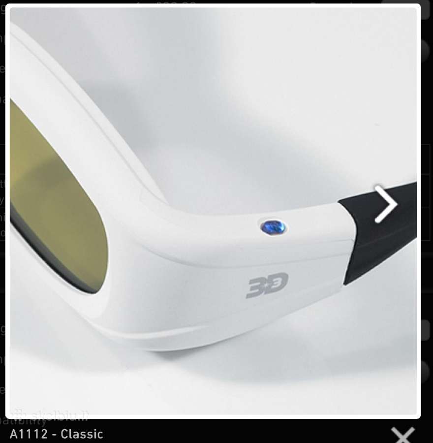 3d3 A1112 Universalūs 3D TV akiniai visiškai nauji - nuotraukos Nr. 8