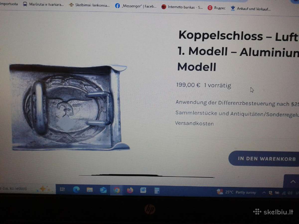 Vokiška 3 Reicho Liuftwaffen 1mod.sagtis - nuotraukos Nr. 17