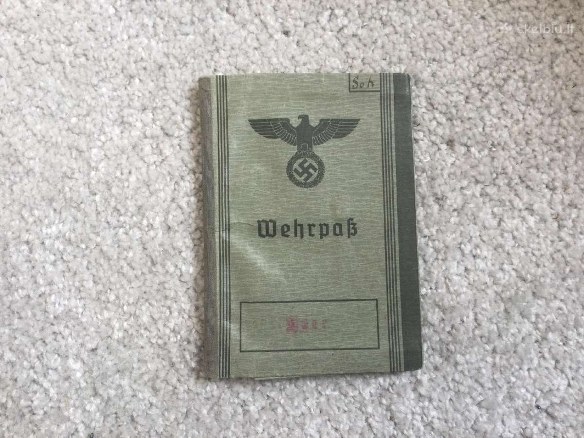 3 Reichas Wehrmacht karinis pasas
